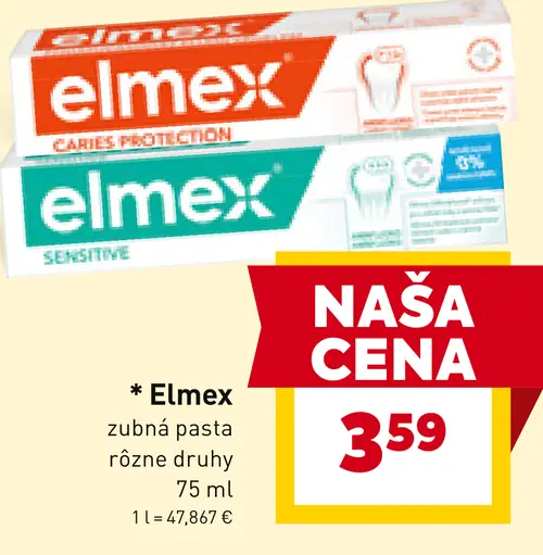 Elmex zubná pasta