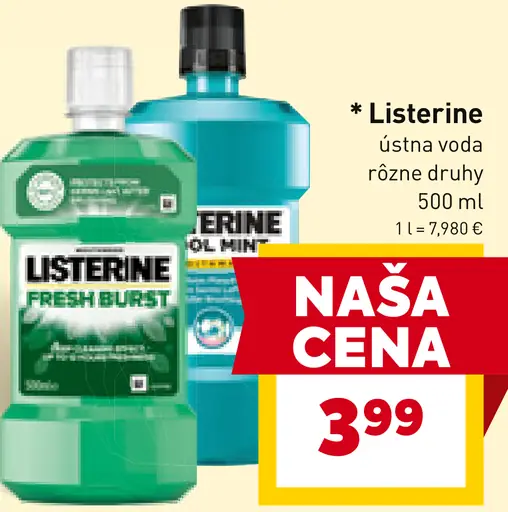 Listerine ústna voda