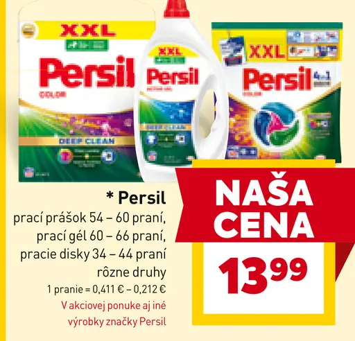 Persil prášok prací