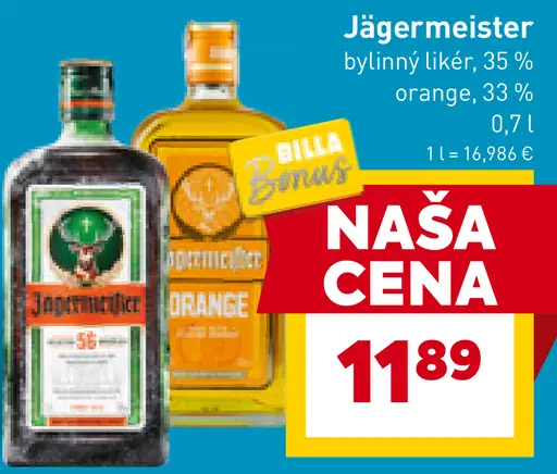 Jägermeister bylinkový likér