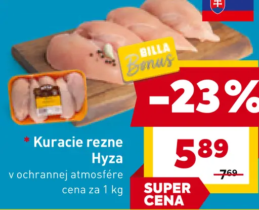 Hyza Kuracie rezne