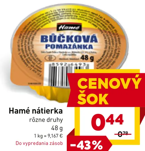 Hamé Búčková nátierka