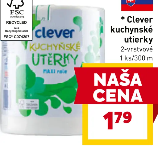 Clever kuchynské utierky