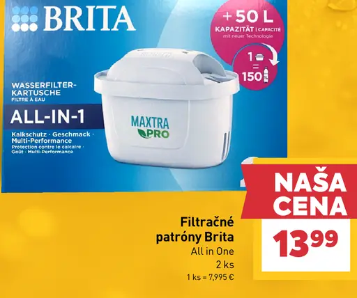 Brita Filtračné patróny All in One