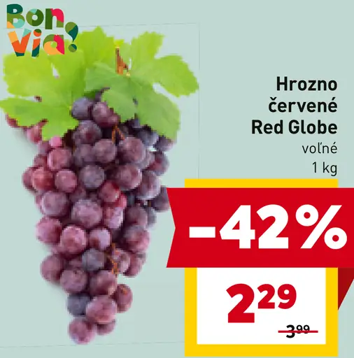 Hrozno červené Red Globe