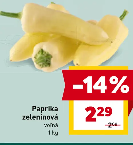 Paprika zeleninová