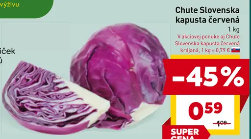 Chute Slovenska kapusta červená