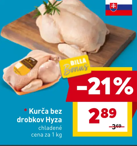 Hyza kurča bez drobkov