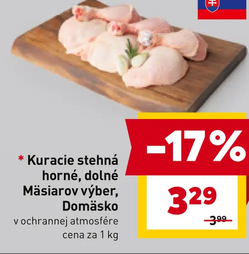 Mäsiarov výber kuracie stehná horné, dolné