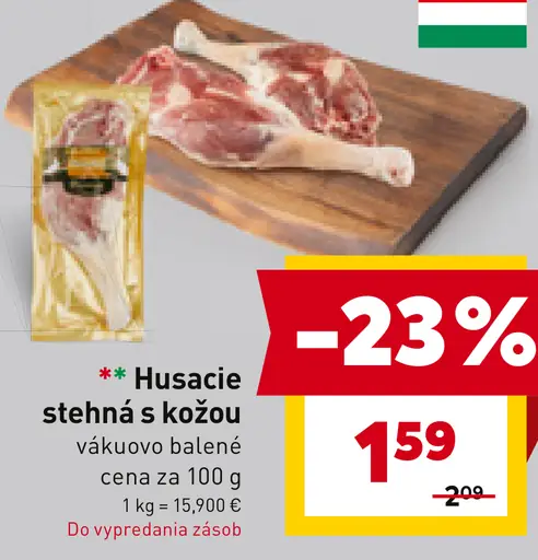 Husacie stehná s kožou