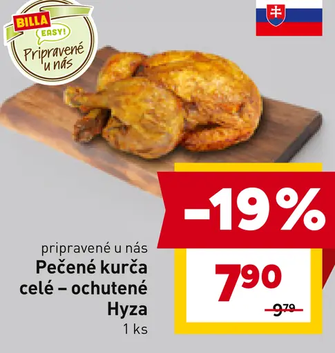 Pečené kurča celé – ochutené Hyza