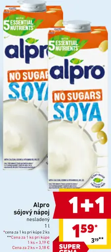 Alpro sójový nápoj nesladený
