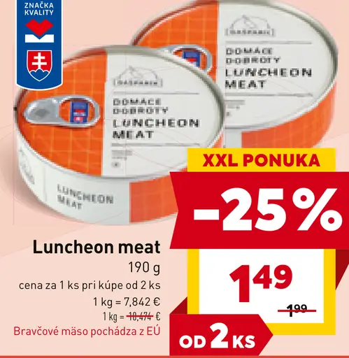 Luncheon meat