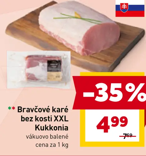 Kukkania Bravčové karé bez kosti XXL