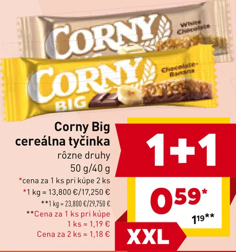 Corny Big cereálna tyčinka