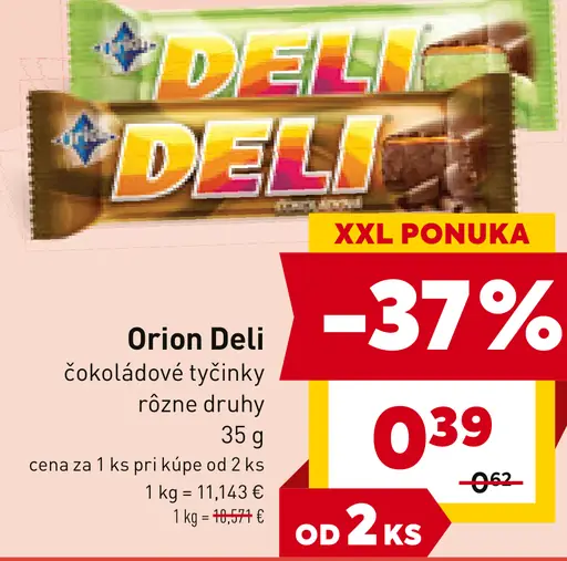 Orion Deli čokoládové tyčinky