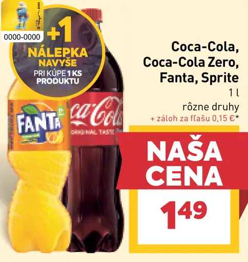 Coca-Cola Coca-Cola Zero Fanta Sprite