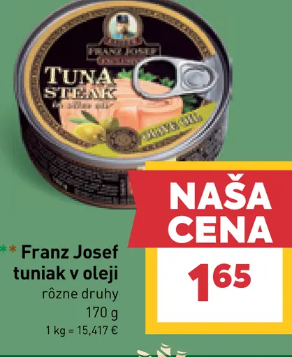 Franz Josef tuniak v oleji