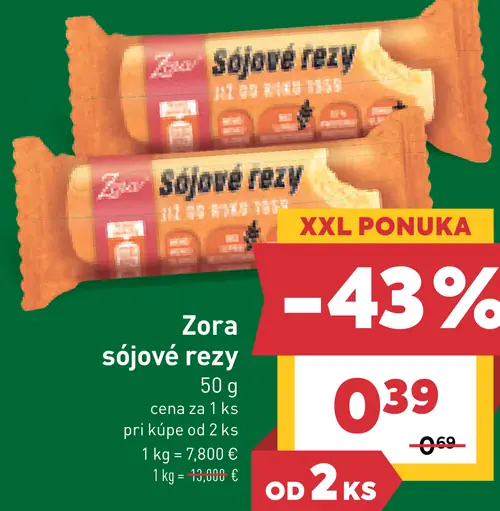 Zora sójové rezy