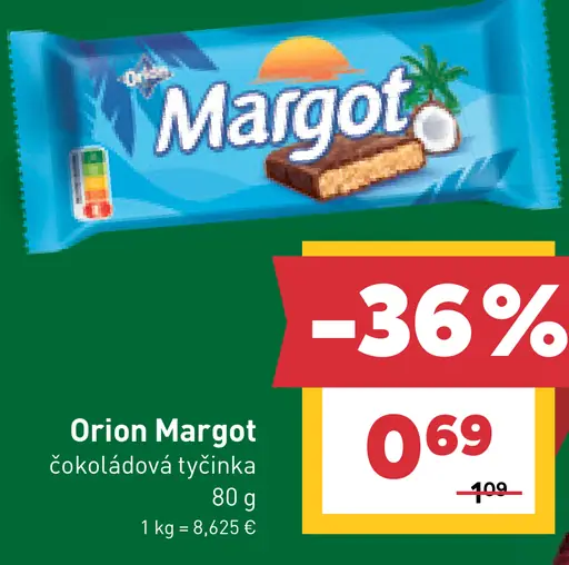 Orion Margot čokoládová tyčinka