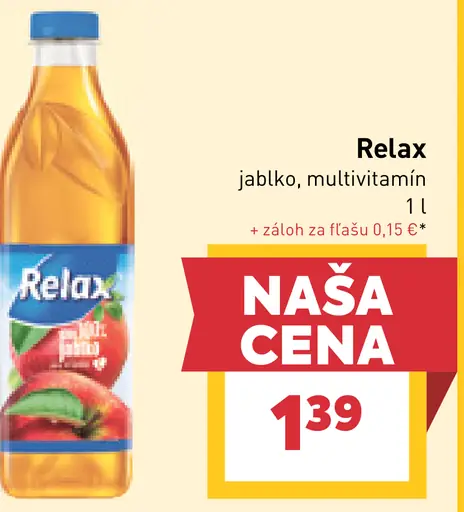 Relax multivitamín, jablko