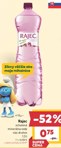 Rajec minerálna voda sýtená