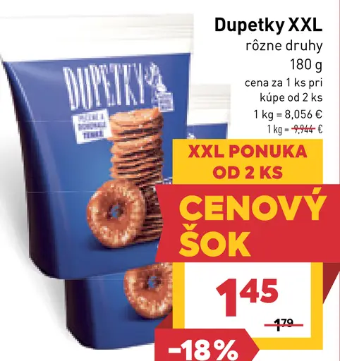 Dupetky XXL viac druhov