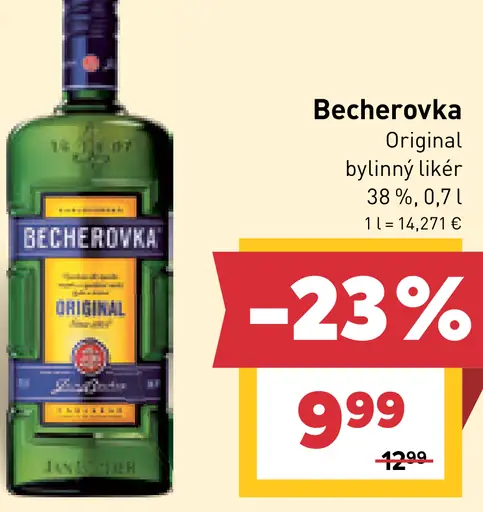 Becherovka Original bylinný likér