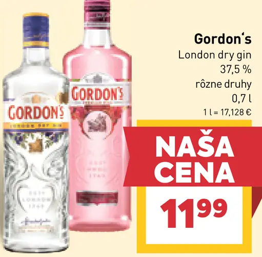 Gordon's London dry gin