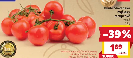 Chute Slovenska Rajčiaky strapcové