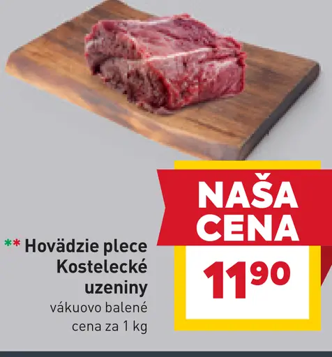 Hovädzie plece Kostelecké uzeniny