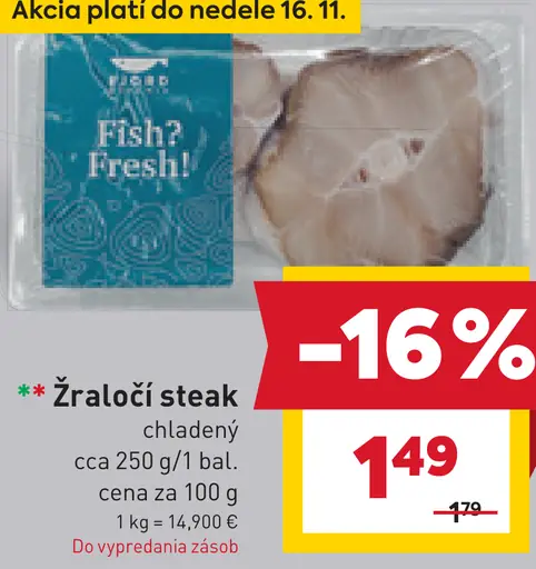 Žraločí steak