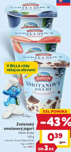 Zvolenský smotanový jogurt