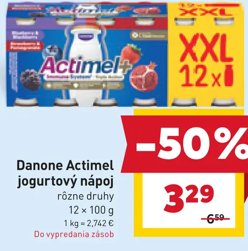 Danone Actimel jogurtový nápoj