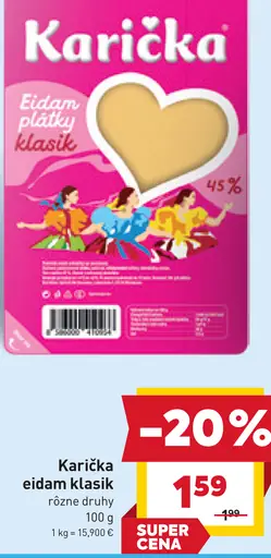 Karička Eidam plátky klasik