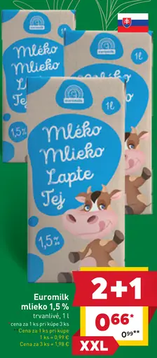 Euromilk mlieko