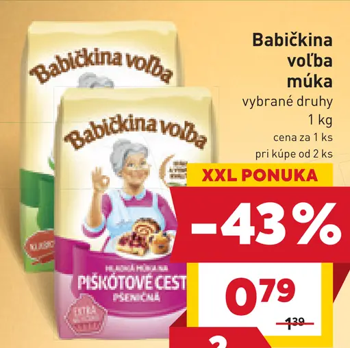 Babičkina voľba múka