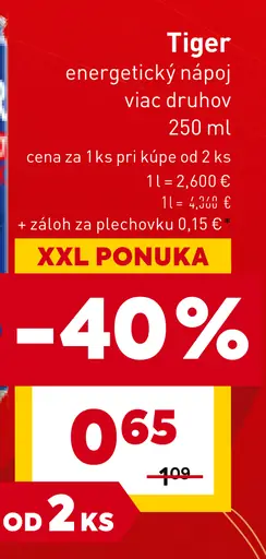 Tiger Energetický nápoj
