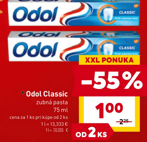 Odol zubná pasta Classic