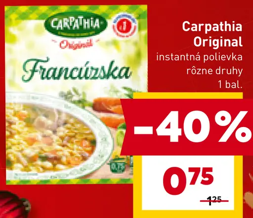 Carpathia Original instantná polievka