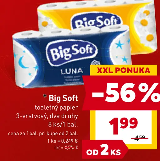 Big Soft Toaletný papier