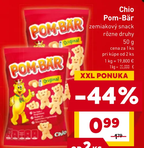 Chio Pom-Bär zemiakový snack