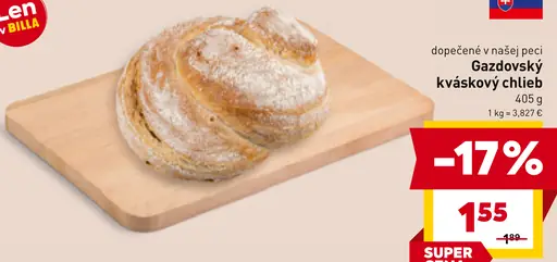 Gazdovský kváskový chlieb