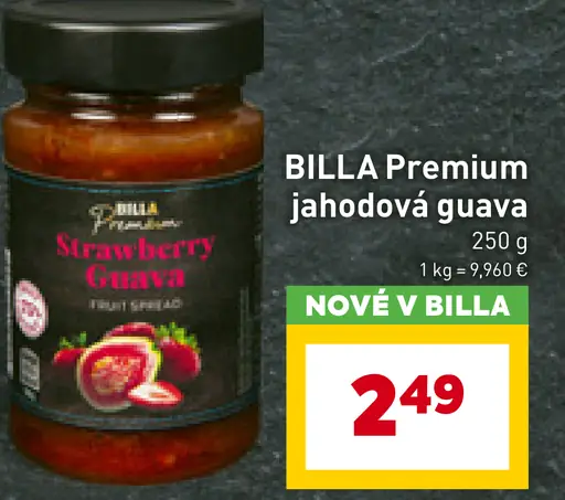 BILLA Premium jahodová guava