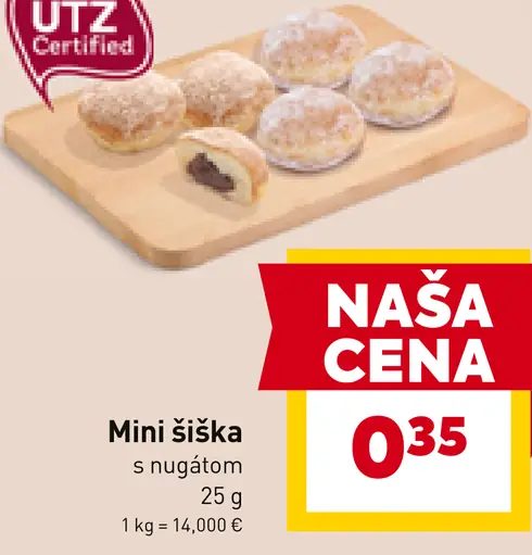 Mini šiška s nugátom