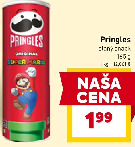 Pringles slaný snack