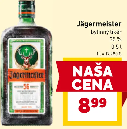 Jägermeister bylinný likér