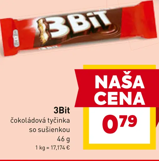 3Bit čokoládová tyčinka