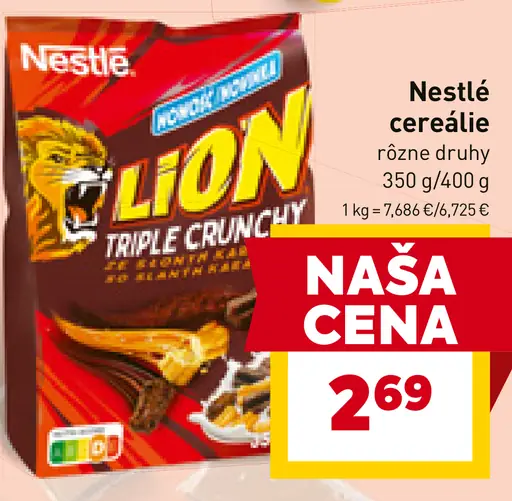 Nestlé cereálie