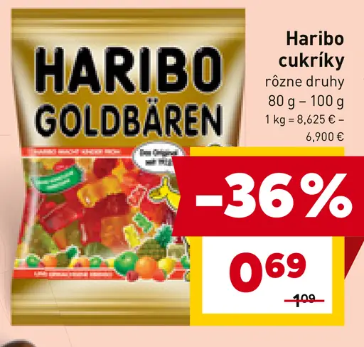 Haribo cukríky